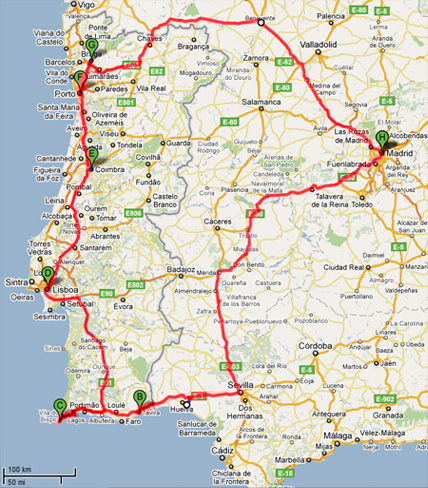 Mapa viaje